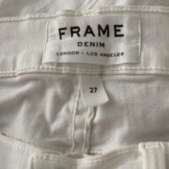 Frame Denim Le Skinny de Jeanne in White - Picture 5 of 7